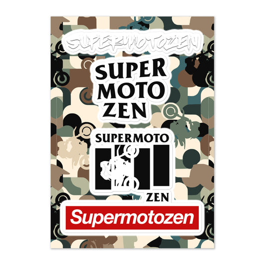 SuperMotoZen Sticker sheet