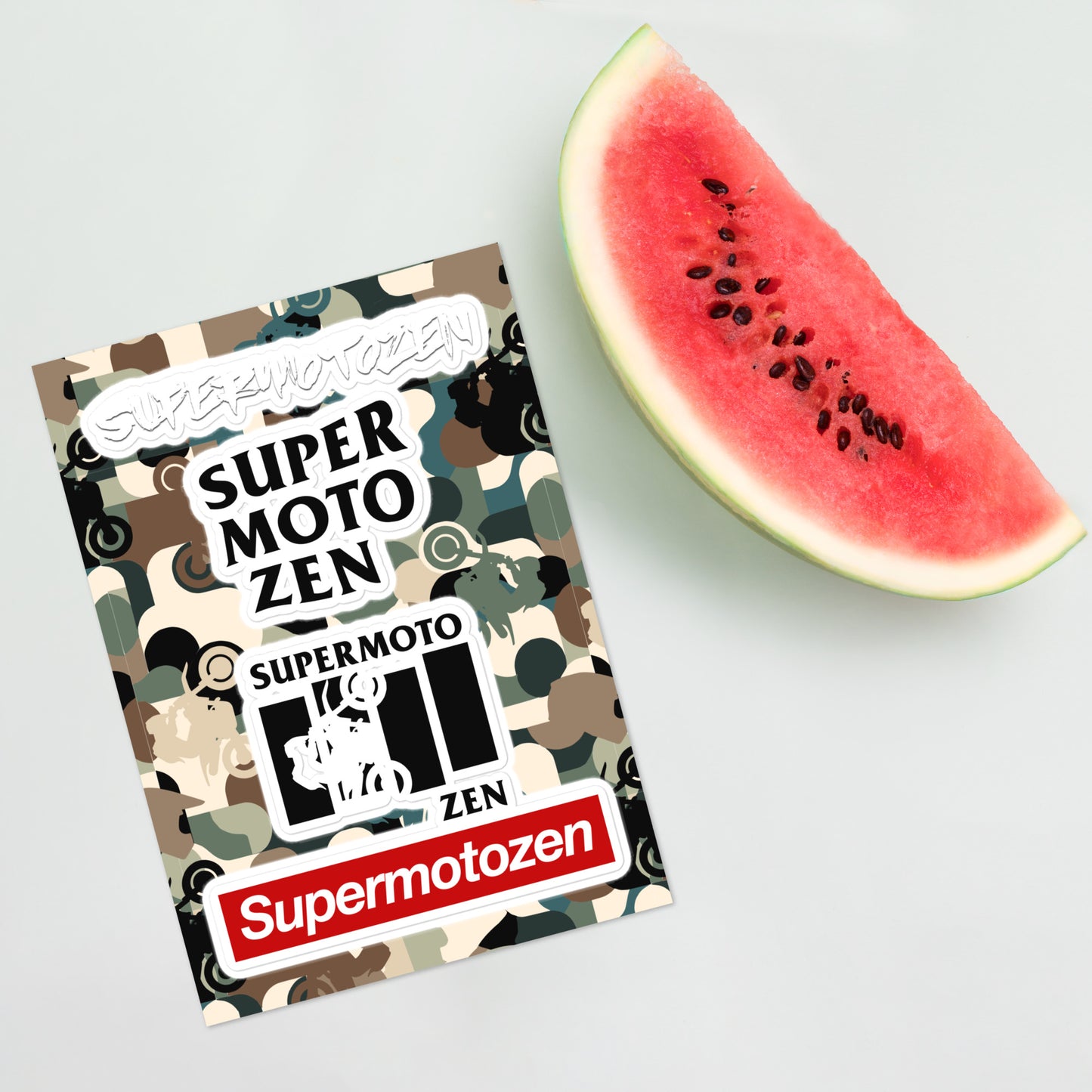 SuperMotoZen Sticker sheet